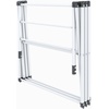 image:imageHoneyCanDo 3Tier Compact Clothes Drying Rack 16 ft No Assembly White  Compact 3tier accordion rack with 16 ft of drying space folds flat to 4 in for apartments and small spaces21 W