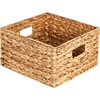 image:imageHoneyCanDo Banana Leaf Storage Baskets Water Hyacinth Woven Basket Decorative Baskets for Shelves Basket for Gifts Closet Pantry and Home Organization Set of 3 MultiSize9 L x 9 W x 6 H