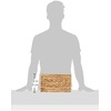 image:imageHoneyCanDo Banana Leaf Storage Baskets Water Hyacinth Woven Basket Decorative Baskets for Shelves Basket for Gifts Closet Pantry and Home Organization Set of 3 MultiSize9  12 L x 9  12 W x 6  7 H