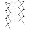 image:imageHoneyCanDo Deluxe Metal Collapsible Clothes Drying Rack 50 lbs 29 x 142 x 421 White amp GreyWhite and Grey