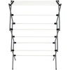 image:imageHoneyCanDo Deluxe Metal Collapsible Clothes Drying Rack 50 lbs 29 x 142 x 421 White amp GreyWhite and Grey