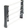 image:imageHoneyCanDo Deluxe Metal Collapsible Clothes Drying Rack 50 lbs 29 x 142 x 421 White amp GreyWhite and Grey