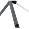 image:imageHoneyCanDo Deluxe Metal Collapsible Clothes Drying Rack 50 lbs 29 x 142 x 421 White amp GreyWhite and Grey