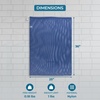 image:imageHoneyCanDo LBG02811 Mesh Laundry Bag with Drawstring Ocean Blue 25inches L x 36Inches HBlue