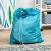 image:imageHoneyCanDo LBG02811 Mesh Laundry Bag with Drawstring Ocean Blue 25inches L x 36Inches HOcean Blue