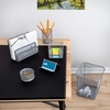image:imageHoneyCanDo Mesh Desk Set Silver OFC06206 Silver 108 x 124 6 PcsSilver