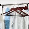 image:imageHoneyCanDo No Slip Wooden Coat Hangers Cherry Wood 24PackCherry