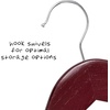 image:imageHoneyCanDo No Slip Wooden Coat Hangers Cherry Wood 24PackCherry