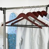 image:imageHoneyCanDo No Slip Wooden Coat Hangers Cherry Wood 24PackCherry