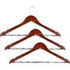 image:imageHoneyCanDo No Slip Wooden Coat Hangers Cherry Wood 24PackCherry