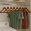 image:imageHoneyCanDo No Slip Wooden Coat Hangers Cherry Wood 24PackCherry