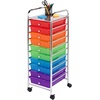 image:imageHoneyCanDo Rolling Storage Cart and Organizer with 12 Plastic Drawers10Drawer Office Cart
