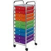 image:imageHoneyCanDo Rolling Storage Cart and Organizer with 12 Plastic Drawers10Drawer Office Cart