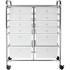 image:imageHoneyCanDo Rolling Storage Cart and Organizer with 12 Plastic Drawers12Drawer Studio Cart