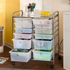 image:imageHoneyCanDo Rolling Storage Cart and Organizer with 12 Plastic Drawers12Drawer Studio Cart