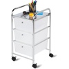 image:imageHoneyCanDo Rolling Storage Cart and Organizer with 12 Plastic Drawers3Drawer Office Cart