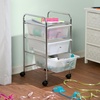 image:imageHoneyCanDo Rolling Storage Cart and Organizer with 12 Plastic Drawers3Drawer Office Cart