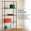 image:imageHoneyCanDo SHF01939 4Inch Caster Roller Wheels for HCD Shelving Unit Set of FourBlackBlack