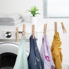image:imageHoneyCanDo Wooden Clothespins  HeavyDuty Laundry amp Clothes Wood for Crafts Natural Wood with Strong Grip Pins Ideal for Drying amp Home Organization 100 per PackMedium 24 Count