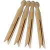 image:imageHoneyCanDo 100 Pack Round Birch Wood Clothespins Durable Wood Clips For Hanging Clothes Pins And Laundry For Organizing Drying amp Everyday Use Practical Hanging Solutions Reliable Wooden Clips600Pack