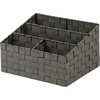 image:imageHoneyCanDo OFC03611 Woven Mail and File Desk Organizer 12 x 1025 x 7 Espresso BrownSaltPepper