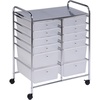 image:imageHoneyCanDo Rolling Storage Cart and Organizer with 12 Plastic Drawers12Drawer Studio Cart