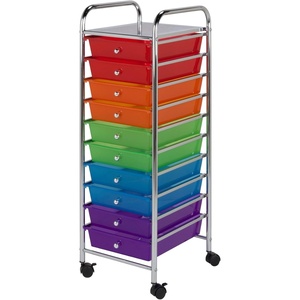 image:imageHoneyCanDo Rolling Storage Cart and Organizer with 12 Plastic Drawers10Drawer Office Cart