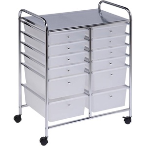 image:imageHoneyCanDo Rolling Storage Cart and Organizer with 12 Plastic Drawers12Drawer Studio Cart